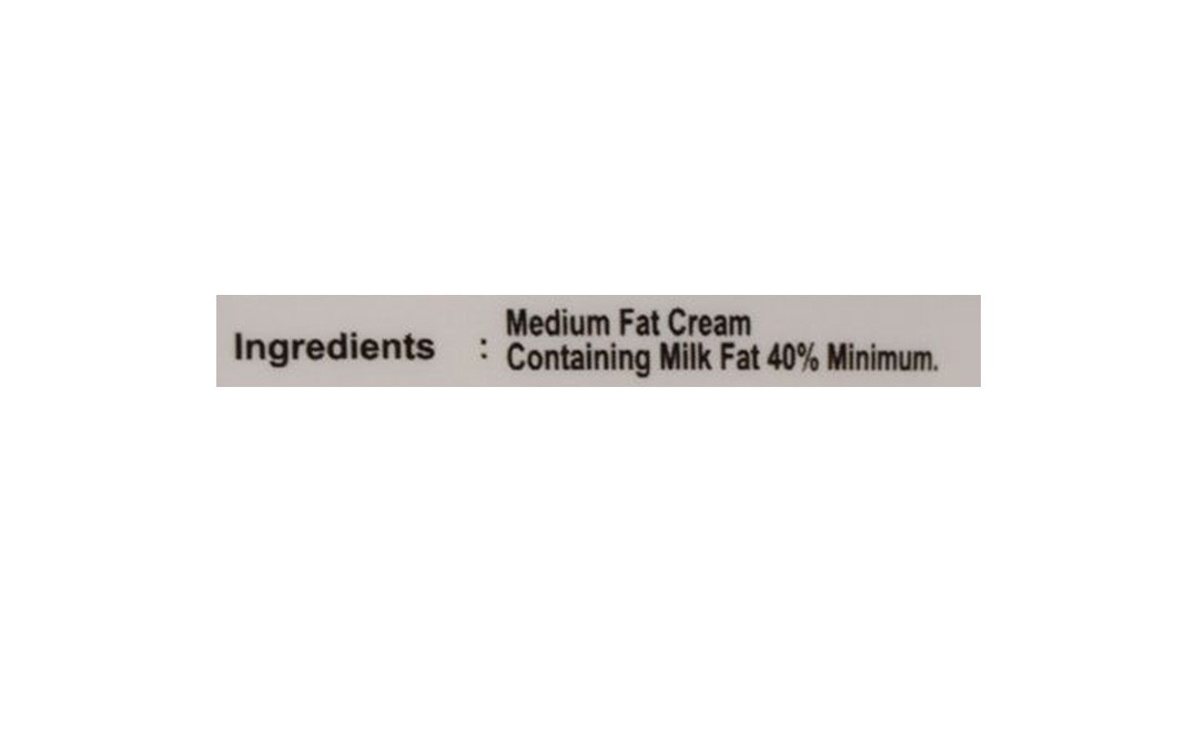 Milky Mist Fresh Cream Medium Fat    Pack  200 millilitre